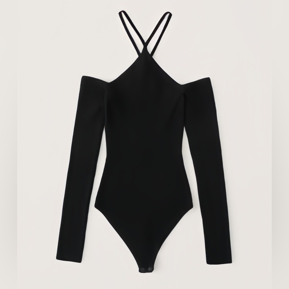 Abercrombie & Fitch Black Ribbed Top